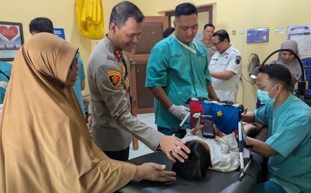 Polri Untuk Masyarakat : Polres Probolinggo Kota Gelar Khitan Gratis Sambut Hari Bhayangkara ke-80